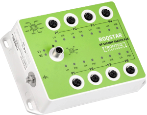 roqstar-8-port-m12-unmanaged-gigabit-poe-switch